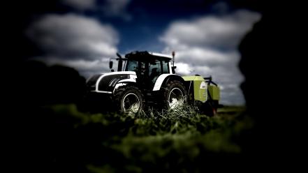 Farming agriculture valtra t202 claas rollant 355 wallpaper