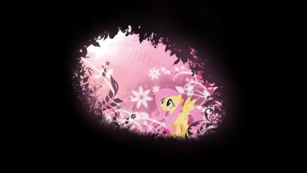 Fluttershy ponies my little pony: friendship is magic wallpaper