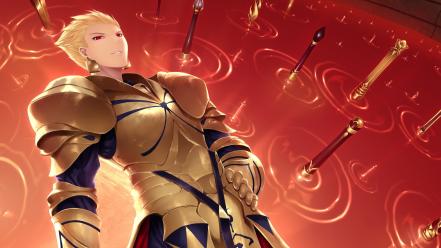 Gilgamesh anime boys fate/zero fate series wallpaper