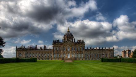 Landscapes castles england architecture fields united kingdom wallpaper