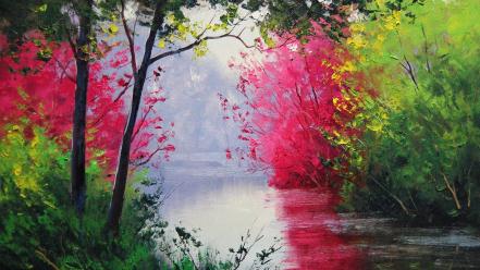 Paintings nature wallpaper