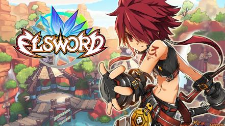 Video games rpg fantasy art mmo mmorpg elsword wallpaper