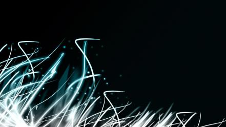Abstract black background light wallpaper