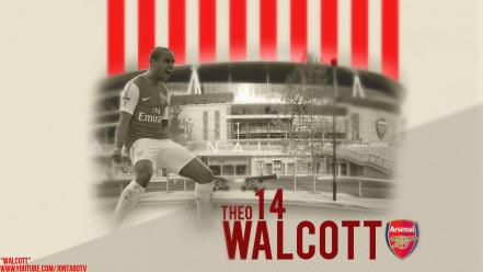 Arsenal fc emirates stadium london walcott black wallpaper