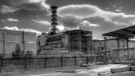 Chernobyl hdr photography pripyat cityscapes coal plant wallpaper