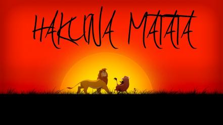 Hakuna matata pumba the lion king timon wallpaper