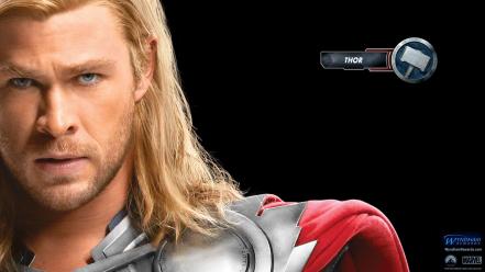 The avengers movie thor faces movie posters wallpaper