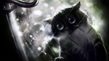 Animals artwork cats wallpaper