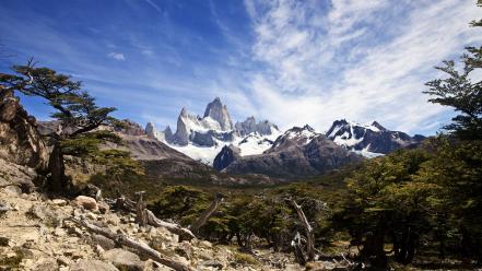 Argentina fitzroy mount patagonia mountains wallpaper