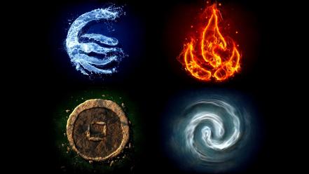 Avatar the last airbender earth korra air elements wallpaper