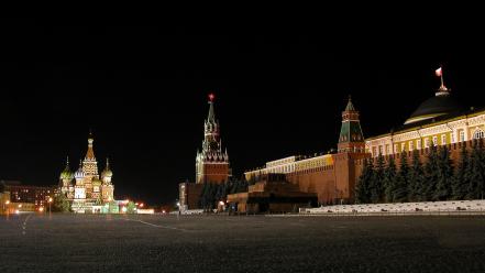 Moscow cityscapes night wallpaper