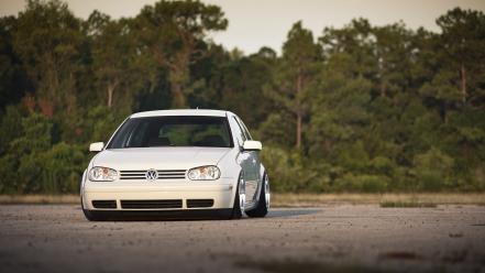 Volkswagen golf cars white wallpaper