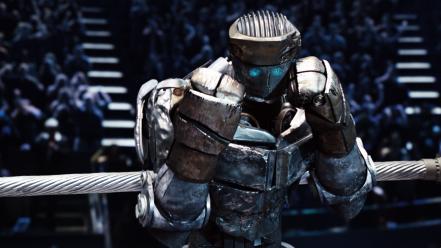 3d real steel atom fight movies wallpaper