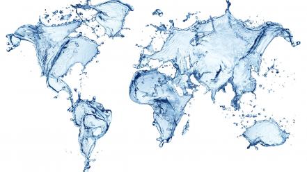 Abstract maps water world map wallpaper