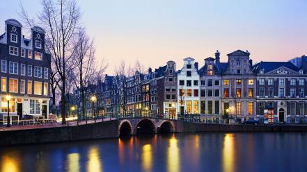 Amsterdam holland architecture cityscapes towns wallpaper