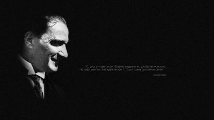 Ataturk mustafa kemal turkey quotes wallpaper