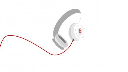 Beats audio by drdre minimalistic simple wallpaper