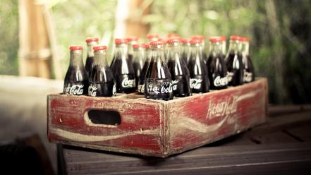 Cocacola bottles soda vintage wallpaper