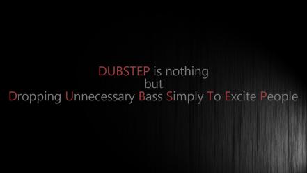 Dubstep funny music quotes wallpaper