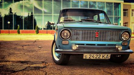 Hdr photography lada 2101 russians ussr automobiles wallpaper