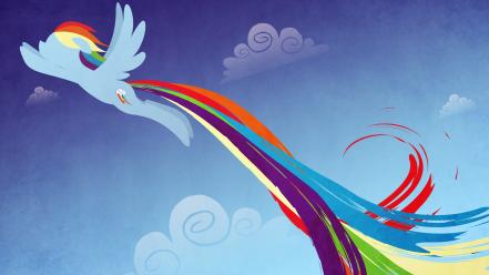 Pony friendship is magic rainbow dash pegasus wallpaper