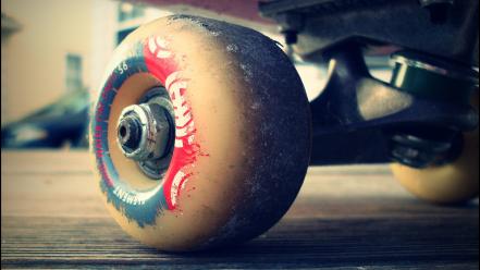 Skateboards wheel wallpaper