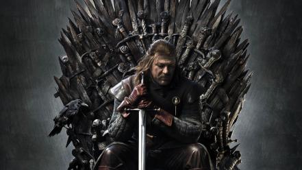 Stark game thrones iron throne sean bean wallpaper