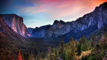 Yosemite national park land landscapes nature valleys wallpaper