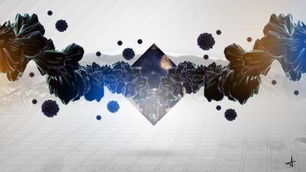 Abstract digital art illuminati wallpaper