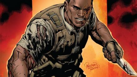 Battle scars marvel comics nick fury wallpaper