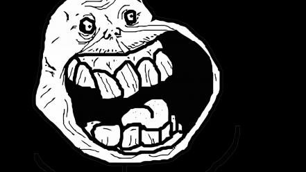 Excited faces forever alone meme wallpaper