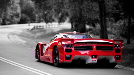 Ferrari fxx black and white cars red wallpaper