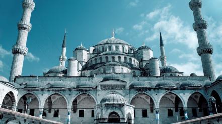 Istanbul turkey cityscapes grand mosques wallpaper