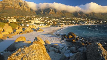 Beach south africa clifton cape town bay wallpaper