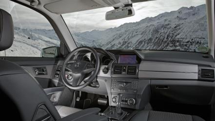 Car interiors suv mercedes-benz glk-class mercedes benz wallpaper