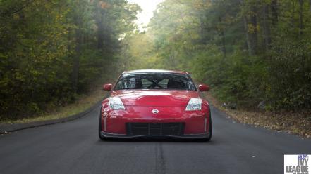 Cars vehicles nissan 350z red jdm wallpaper