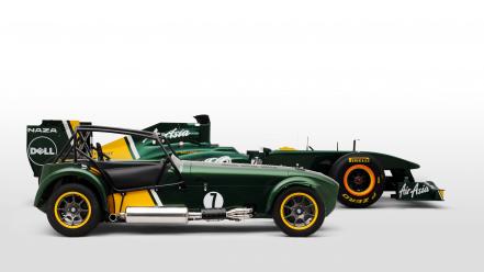 Caterham white background lotus racing 7 team wallpaper