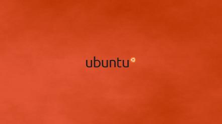 Orange ubuntu wallpaper