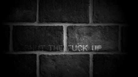 Wall quotes shut up wallpaper