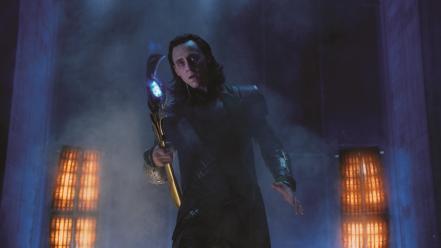 Weapons loki tom hiddleston the avengers (movie) sceptres wallpaper