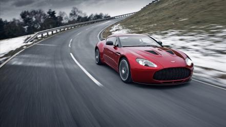 Aston martin vantage roadster high speed luxury wallpaper