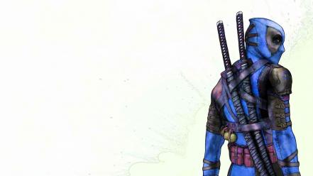 Blue samurai deadpool wade wilson wallpaper