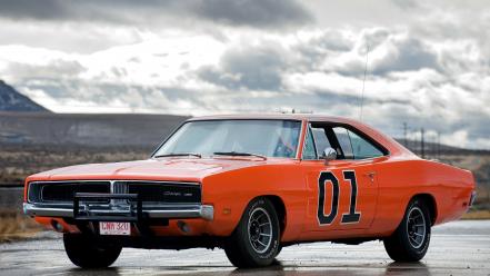 Cars dodge charger dukes of hazzard general lee wallpaper