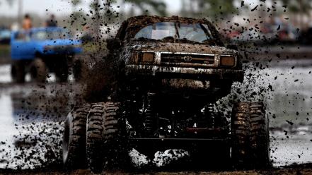 Cars trucks pick-up mud monster truck toyota hilux wallpaper