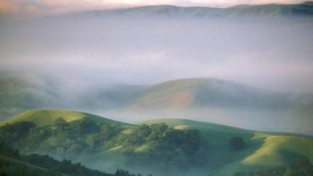 Fog diablo california morning mount mystical wallpaper