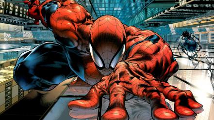 Spider-man new york city marvel comics wallpaper