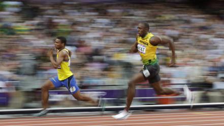 Sports running usain bolt olympics 2012 wallpaper