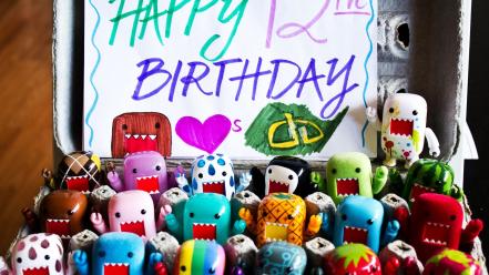 Toys (children) objects happy birthday still life wallpaper