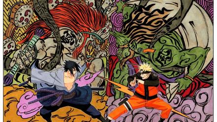 Uchiha sasuke naruto: shippuden artbook manga uzumaki naruto wallpaper