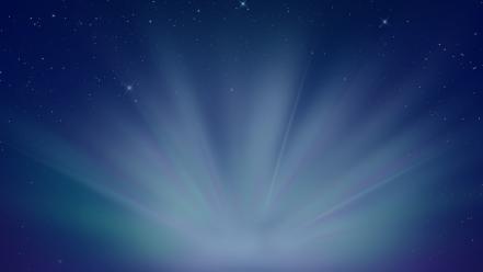 Blue outer space white stars burst aurora borealis wallpaper